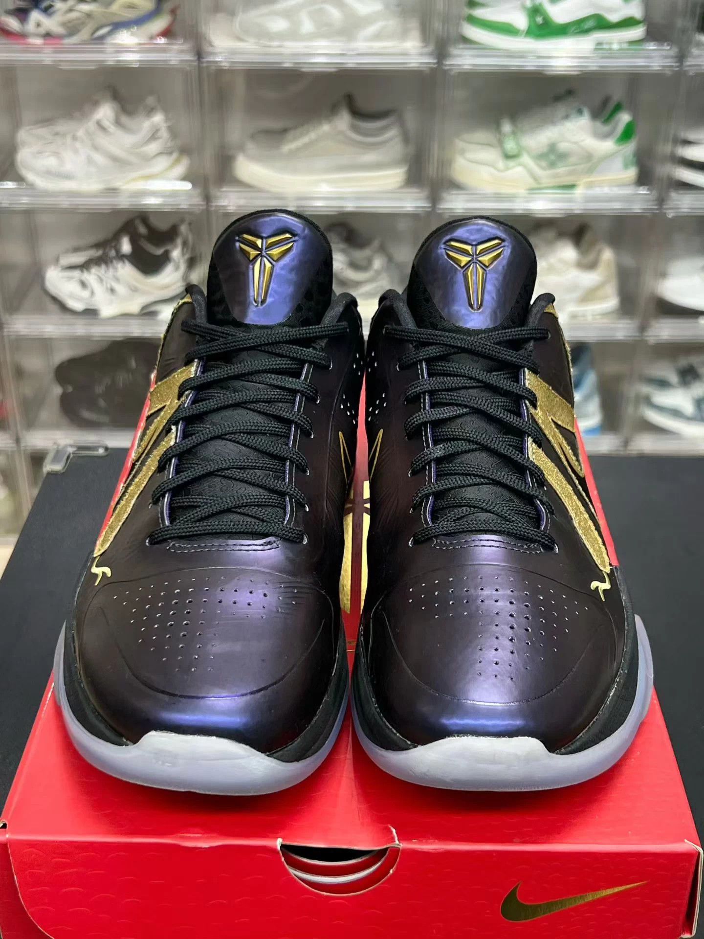 Nike NIKE Kobe ZK5 Snake Year Black Purple Gold 44 Size US 11.5 / EU 44-45 - 2 Thumbnail
