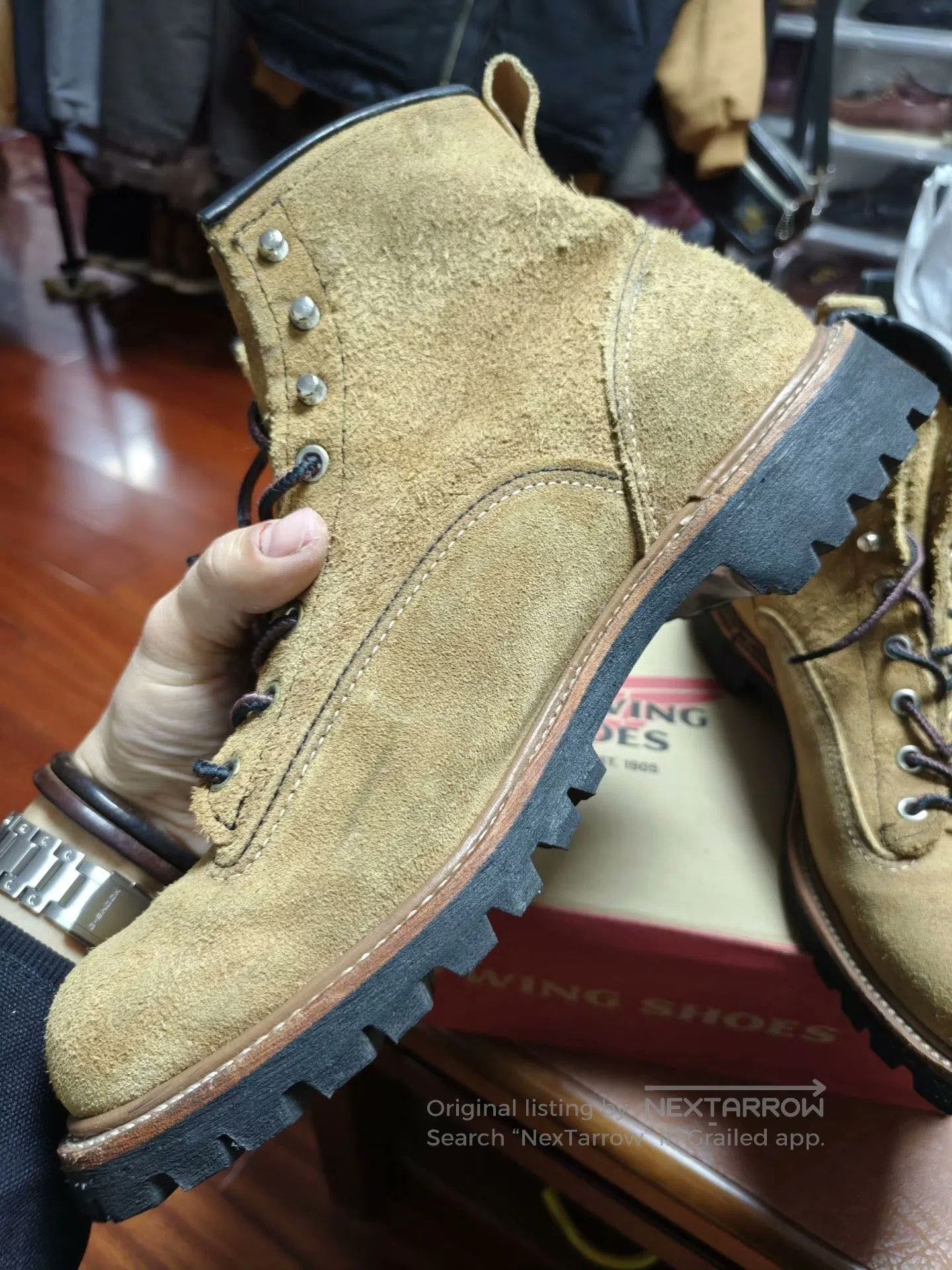 Red Wing Red Wing 2937 Suede Work Boot. Size US 9.5 / EU 42-43 - 6 Thumbnail