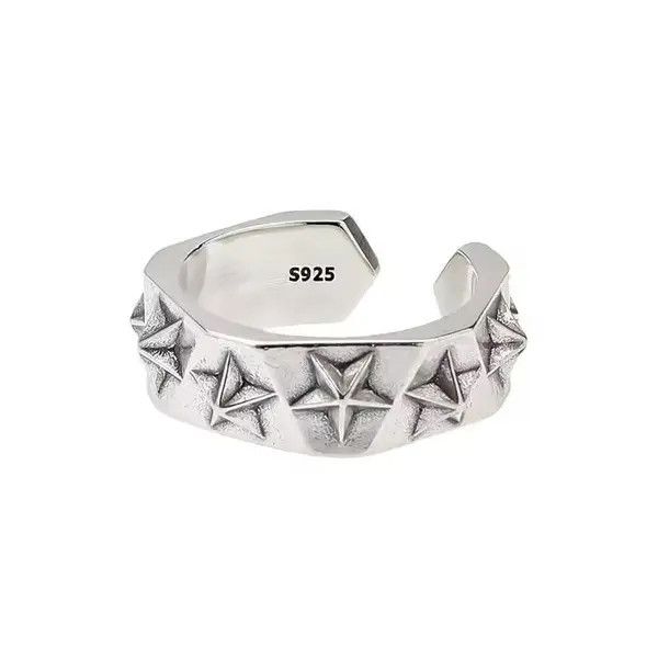 Jewelry Miyazawa x Shia Silver Star Army Gothic Ring Size ONE SIZE - 2 Thumbnail