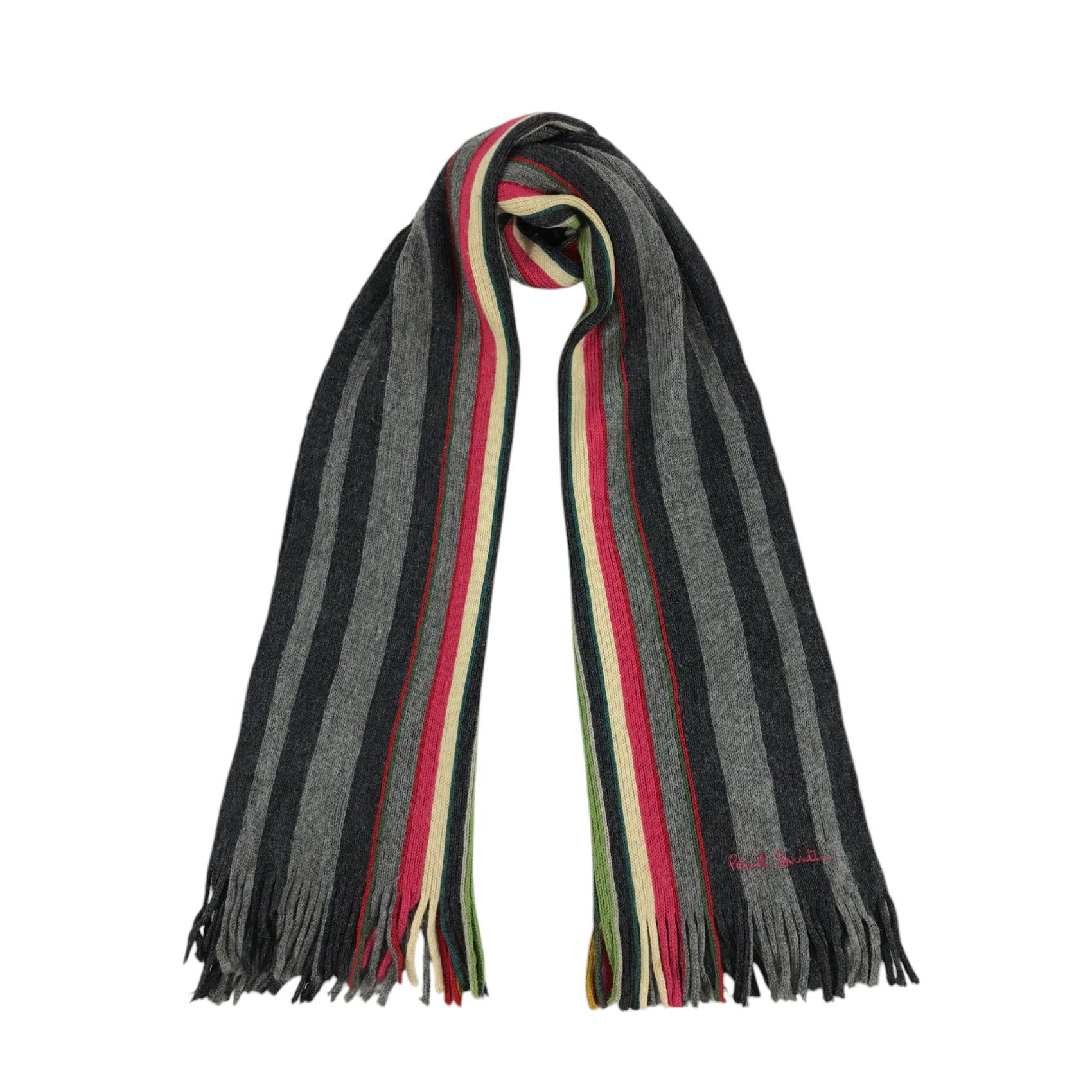 Paul Smith × Vintage Paul Smith Scarf / Muffler / Neckwear - WW1293 Size ONE SIZE - 1 Thumbnail