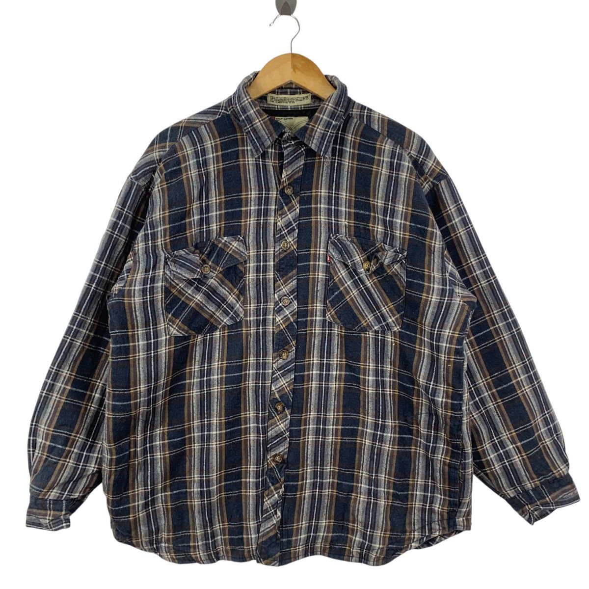 Levi's Vintage LEVIS STRAUSS USA Insulated Plaids Tartan Flannel Size US L / EU 52-54 / 3 - 5 Thumbnail