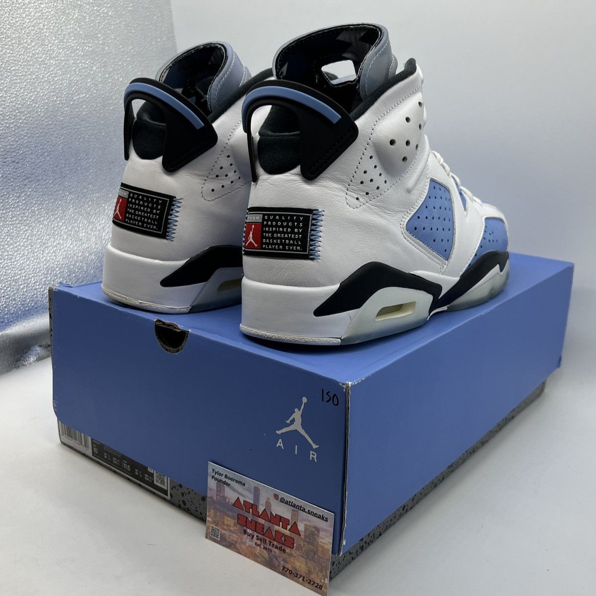 Air Jordan 6 UNC Home