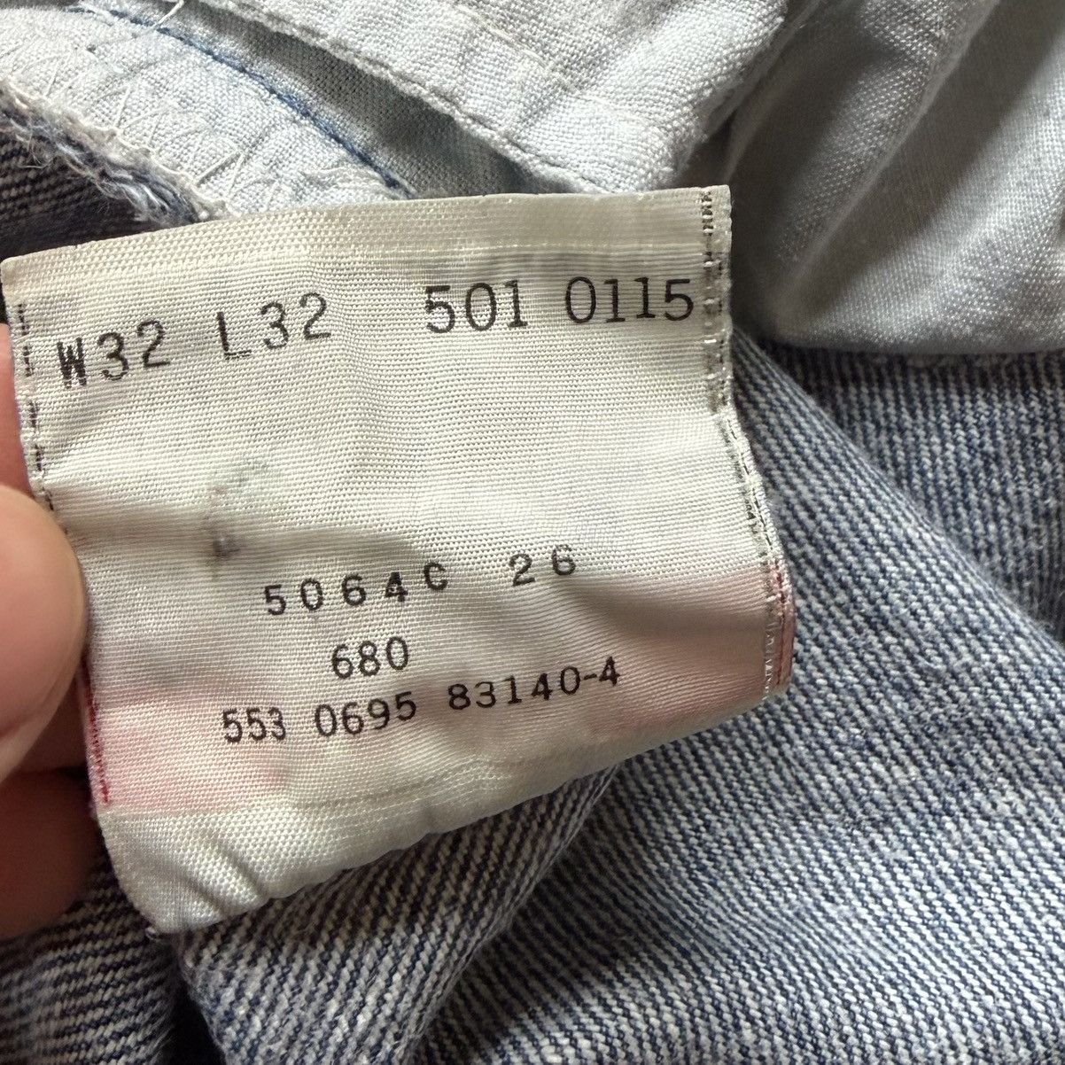 Levi's Levi's 501 Men's Jeans Vintage 1995,90s, Made in USA,size 32 Size US 32 / EU 48 - 9 Thumbnail