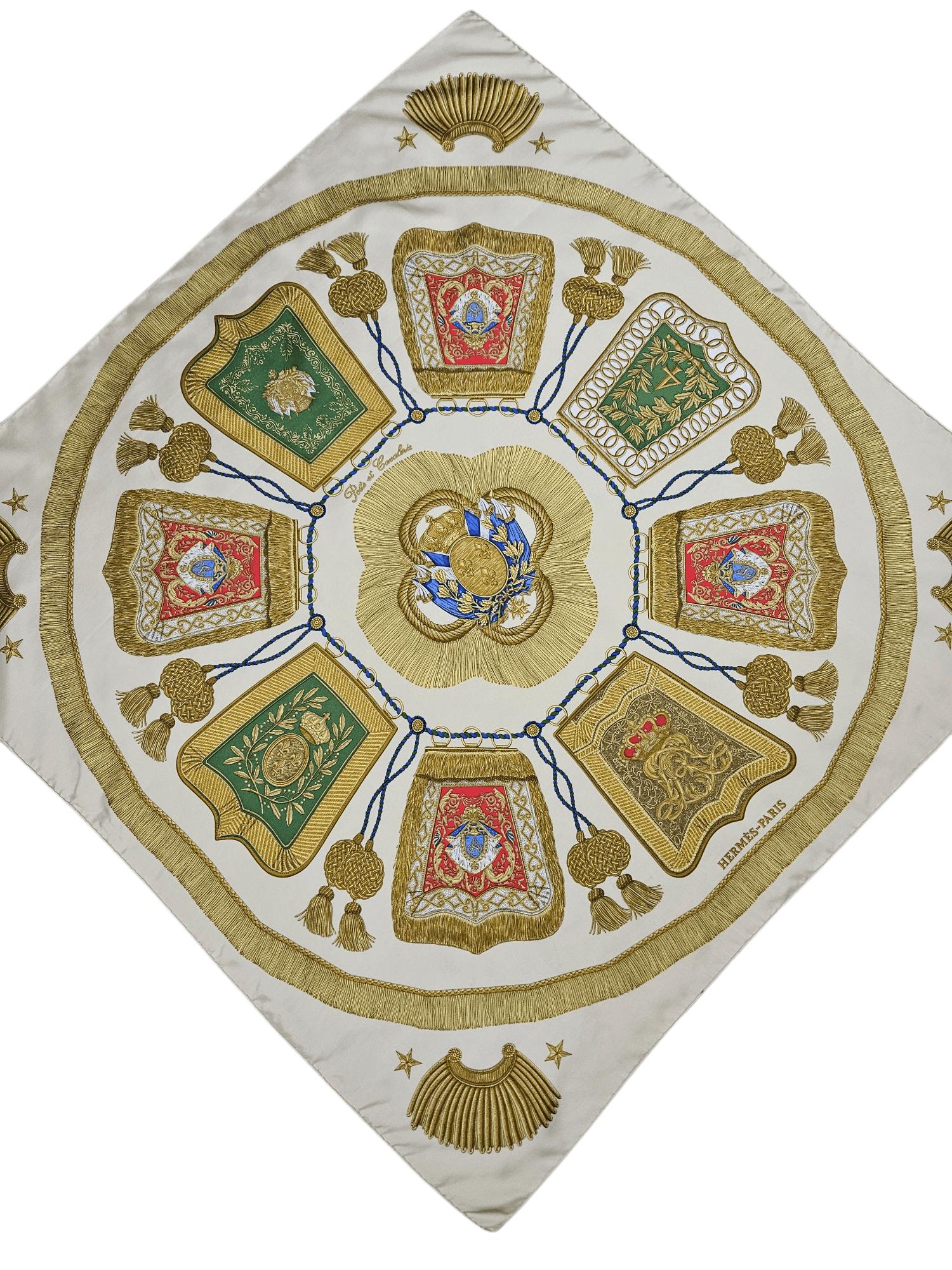 Hermes Poste et Cavalarie Silk Scarf
