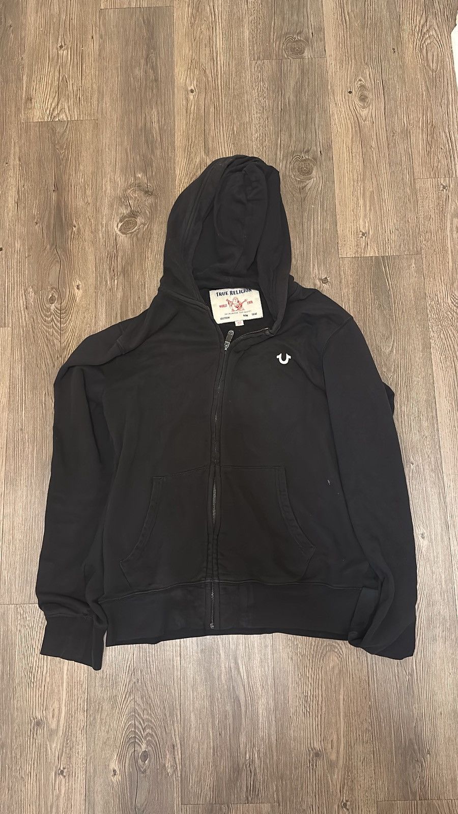 True Religion Vintage black true religion hoodie Size US M / EU 48-50 / 2 - 1 Thumbnail