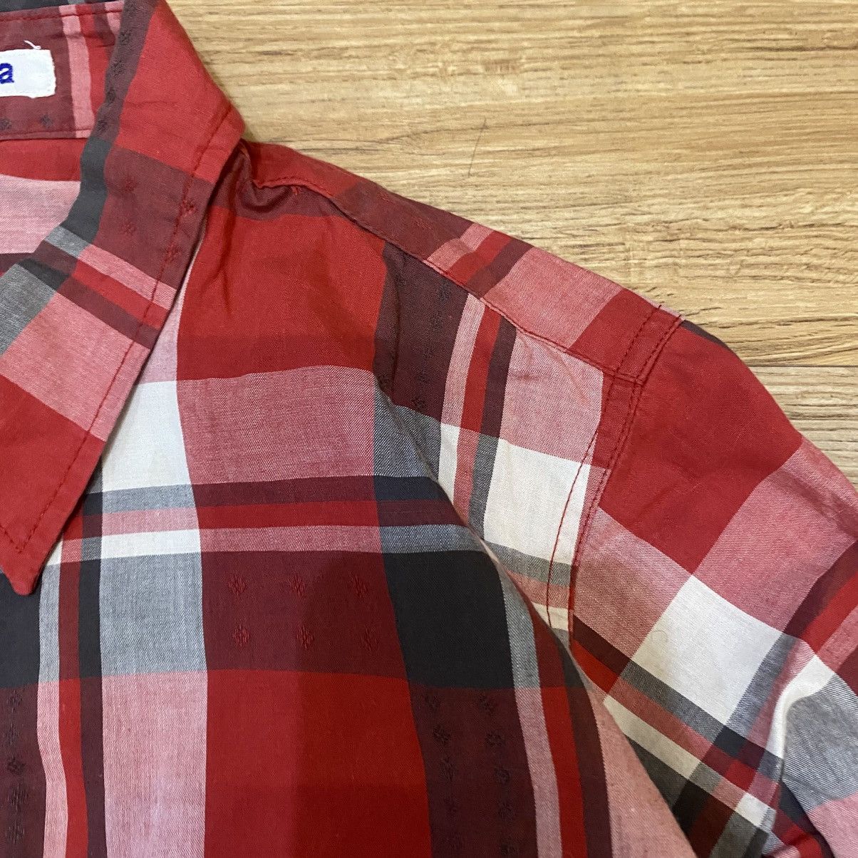 CABANE de ZUCCa 2000s Zucca By Issey Miyake Plaid Button Up Shirt Size US M / EU 48-50 / 2 - 8 Thumbnail