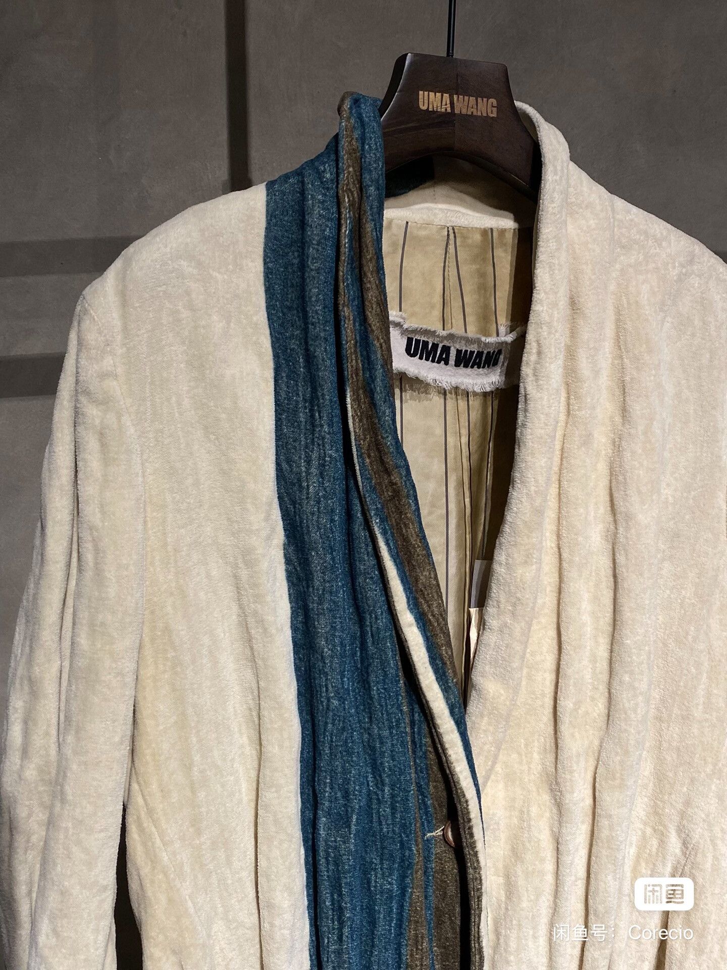 Uma Wang uma wang velvet coat parka Size US M / EU 48-50 / 2 - 6 Thumbnail
