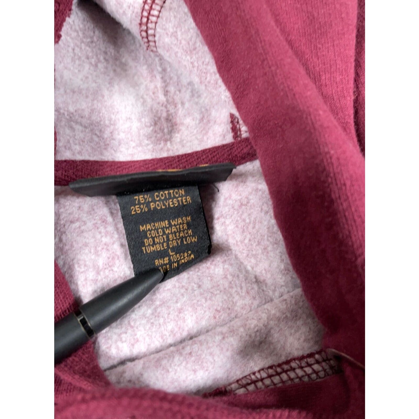 Etro Renegade Retro Cape Cod Hoodie Pullover Adult Large Dark Red Graphic Sweatshirt Mens Size US L / EU 52-54 / 3 - 4 Thumbnail
