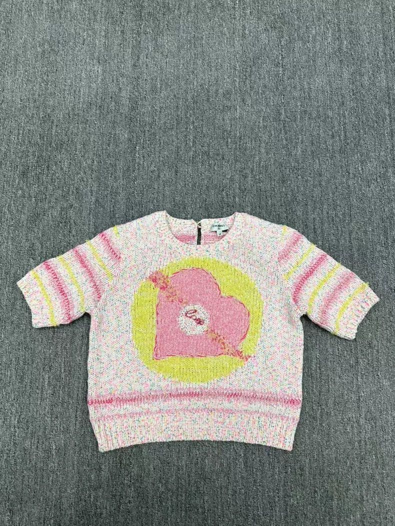 Chanel Chanel Love knitted short sleeves Size XS / US 0-2 / IT 36-38 - 1 Thumbnail