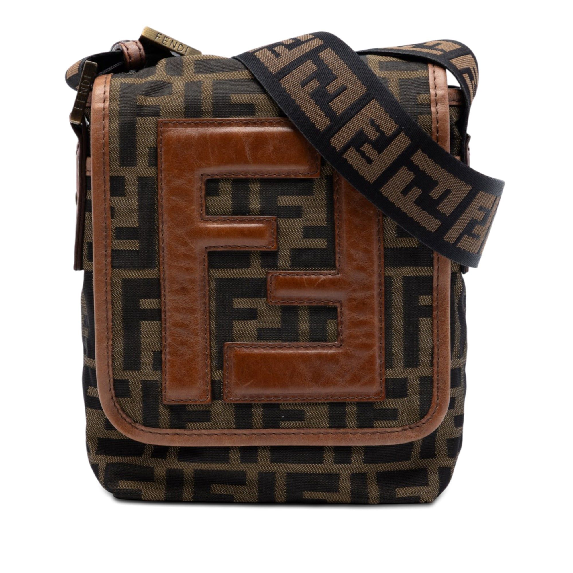 Fendi Mini FF Zucca Canvas Crossbody Size ONE SIZE - 1 Thumbnail