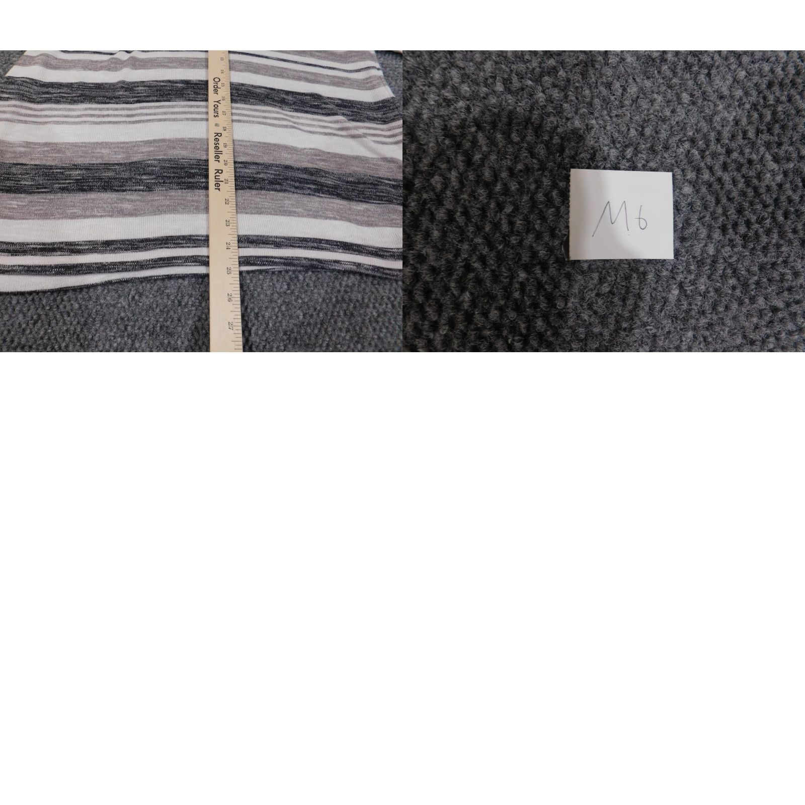 Vintage Alfred Dunner Sweater Women L Gray Striped Pullover Knit Raglan Sleeve Crew Neck Stretch Embellishments Vintage No Size L / US 10 / IT 46 - 9 Thumbnail
