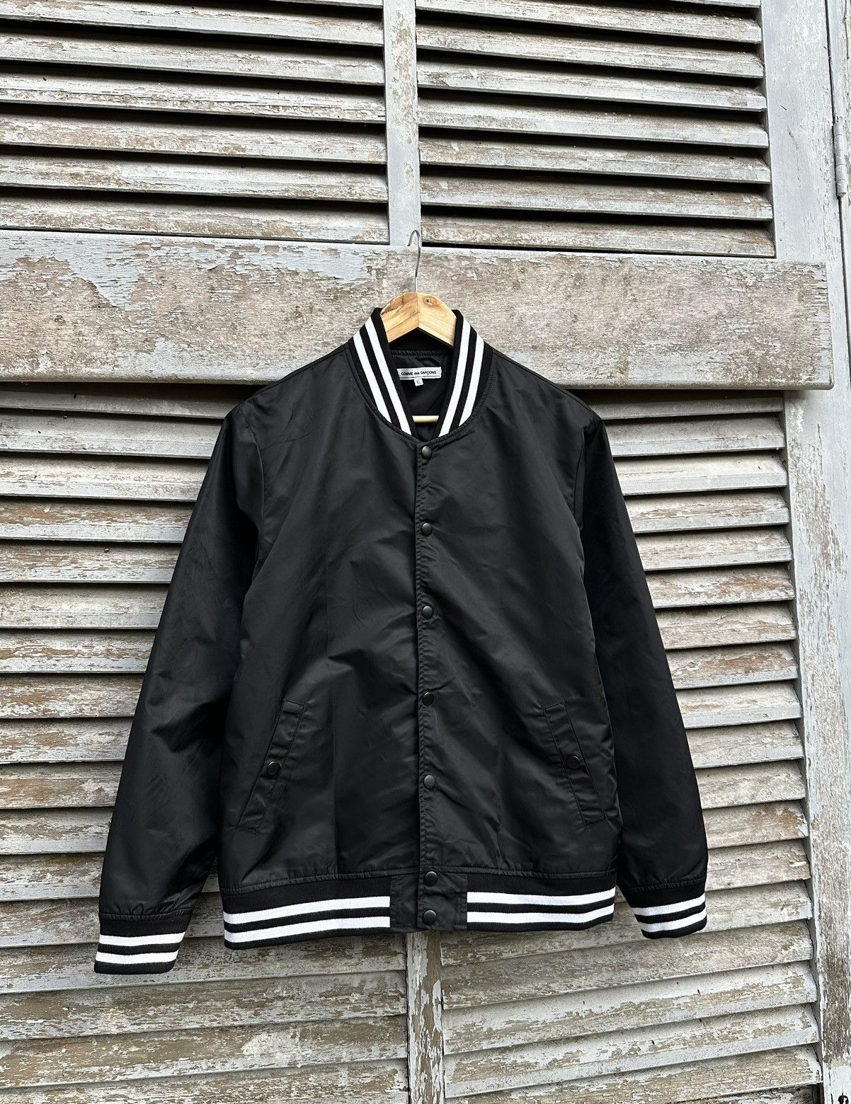 Comme des Garcons AD2018 Comme Des Garcons Big Logo Bomber Jacket Size US M / EU 48-50 / 2 - 9 Thumbnail