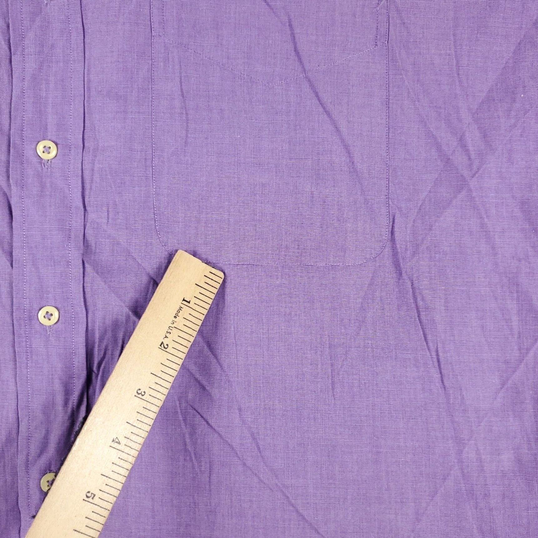Tommy Hilfiger VINTAGE Tommy Hilfiger Shirt Mens 2XL Purple Casual Button Up Long Sleeve Size US XXL / EU 58 / 5 - 5 Thumbnail
