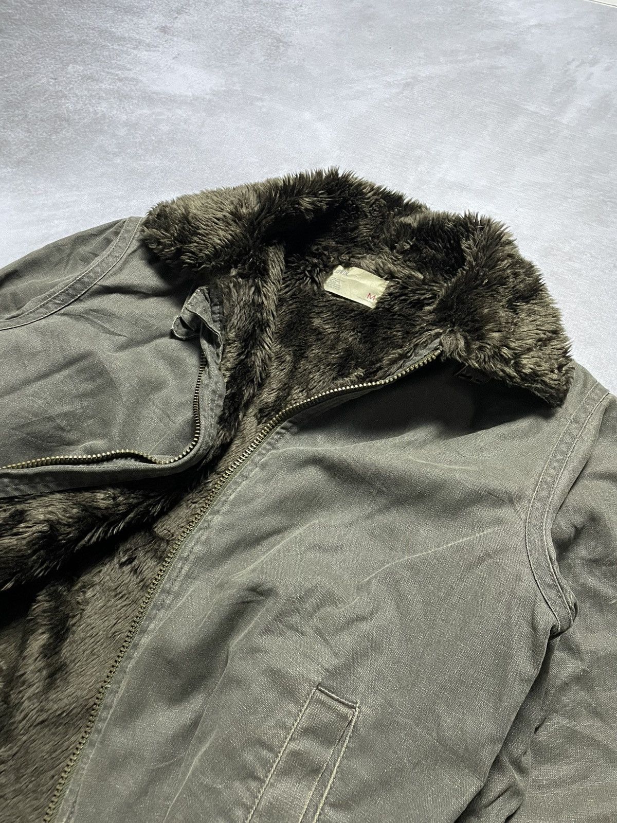 Japanese Brand 2000’s Edwin - Pilot Faux Fur Jacket Size US M / EU 48-50 / 2 - 9 Thumbnail