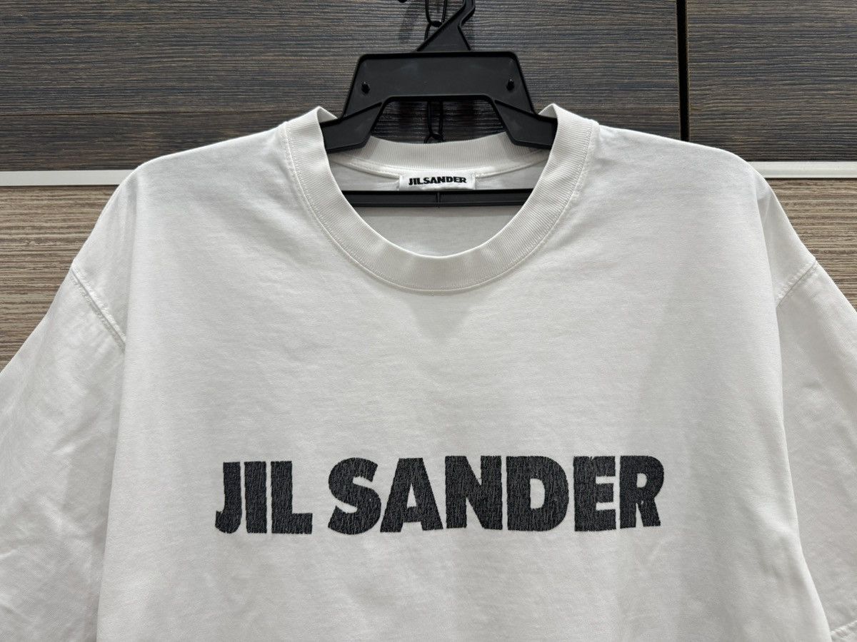 Jil Sander Jil Sander Spell Out Boxy Tee Size US M / EU 48-50 / 2 - 3 Thumbnail