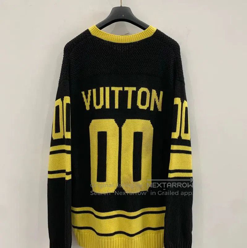 Louis Vuitton Louis Vuitton Black Wool Knit Sweater . Size US L / EU 52-54 / 3 - 3 Thumbnail