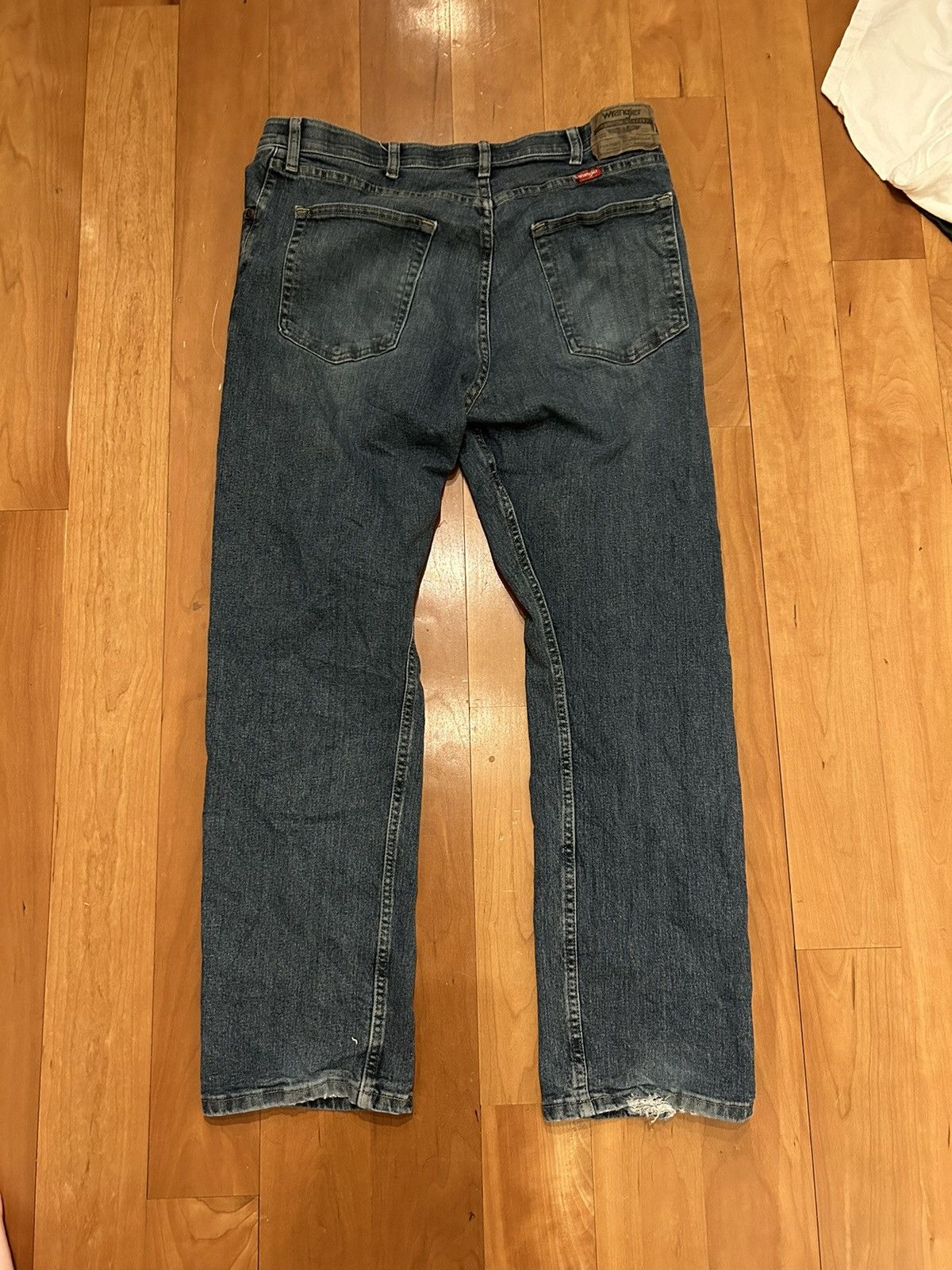 Vintage × Wrangler Vintage Faded Wrangler Jeans Size US 34 / EU 50 - 2 Thumbnail