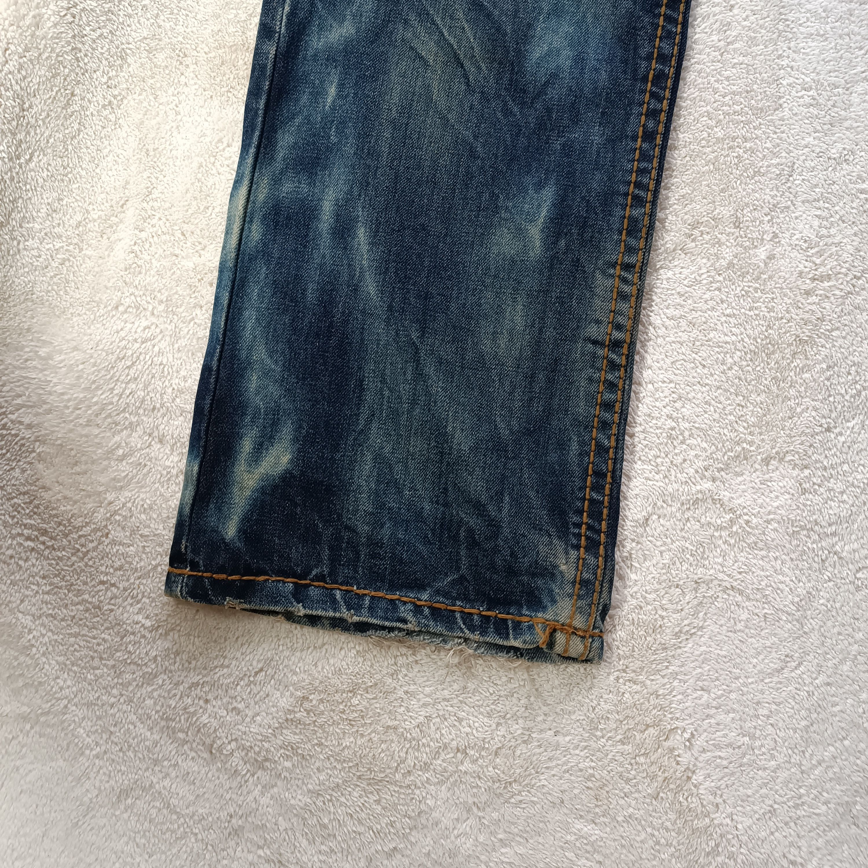 Japanese Brand × Vintage 🔥Vintage🔥 Japanese Brand DPSR Distressed Denim Jeans Size US 34 / EU 50 - 6 Thumbnail