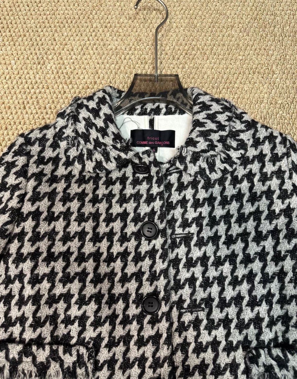 Comme des Garcons COMME des GARÇONS Houndstooth Jacket & Pleated Skirt Set K23 Size S / US 4 / IT 40 - 6 Thumbnail