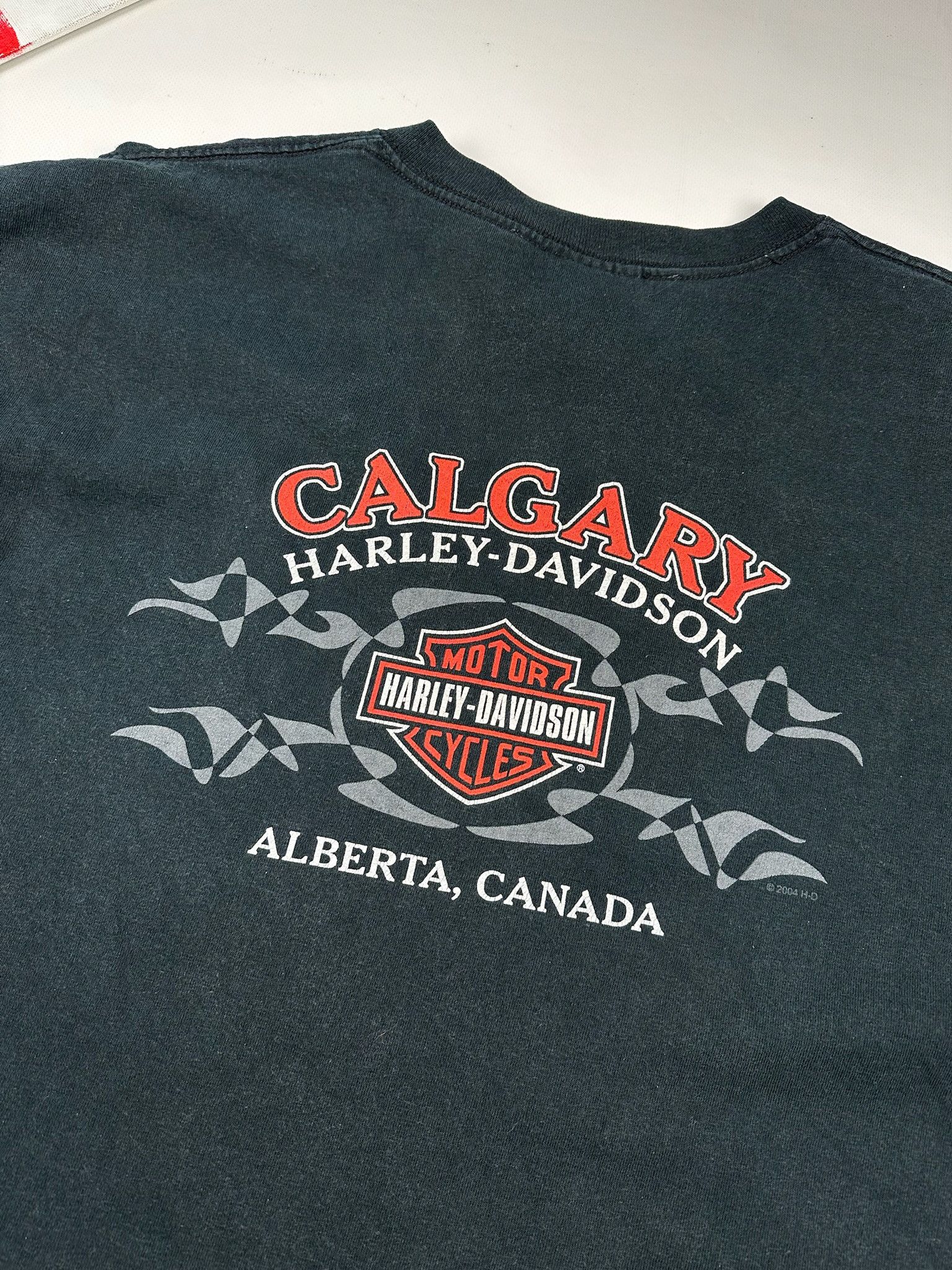Harley Davidson Vintage Harley Davidson Red Rock Canada T Shirt Size US XL / EU 56 / 4 - 8 Thumbnail