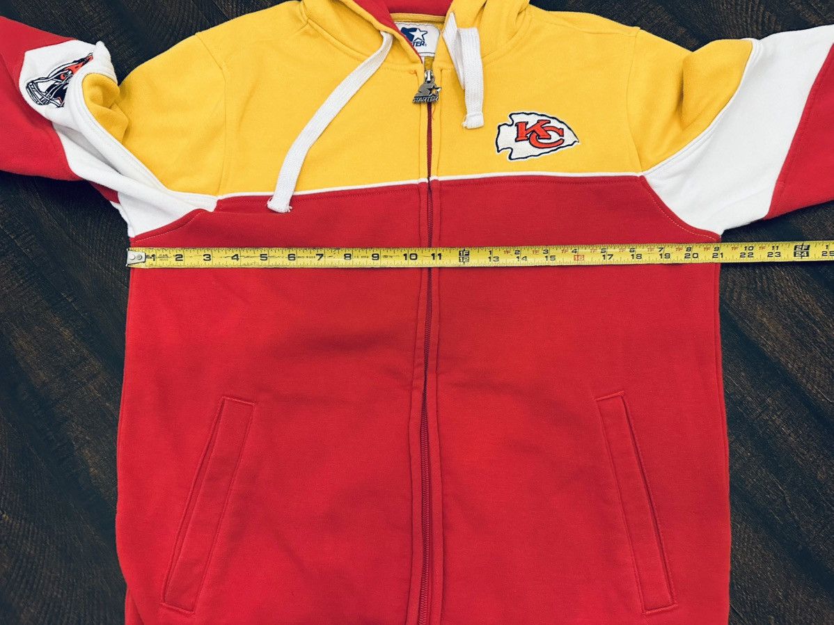 Starter VTG Kansas City Chiefs Starter Hoodie Full Zip-Med Size US M / EU 48-50 / 2 - 11 Thumbnail