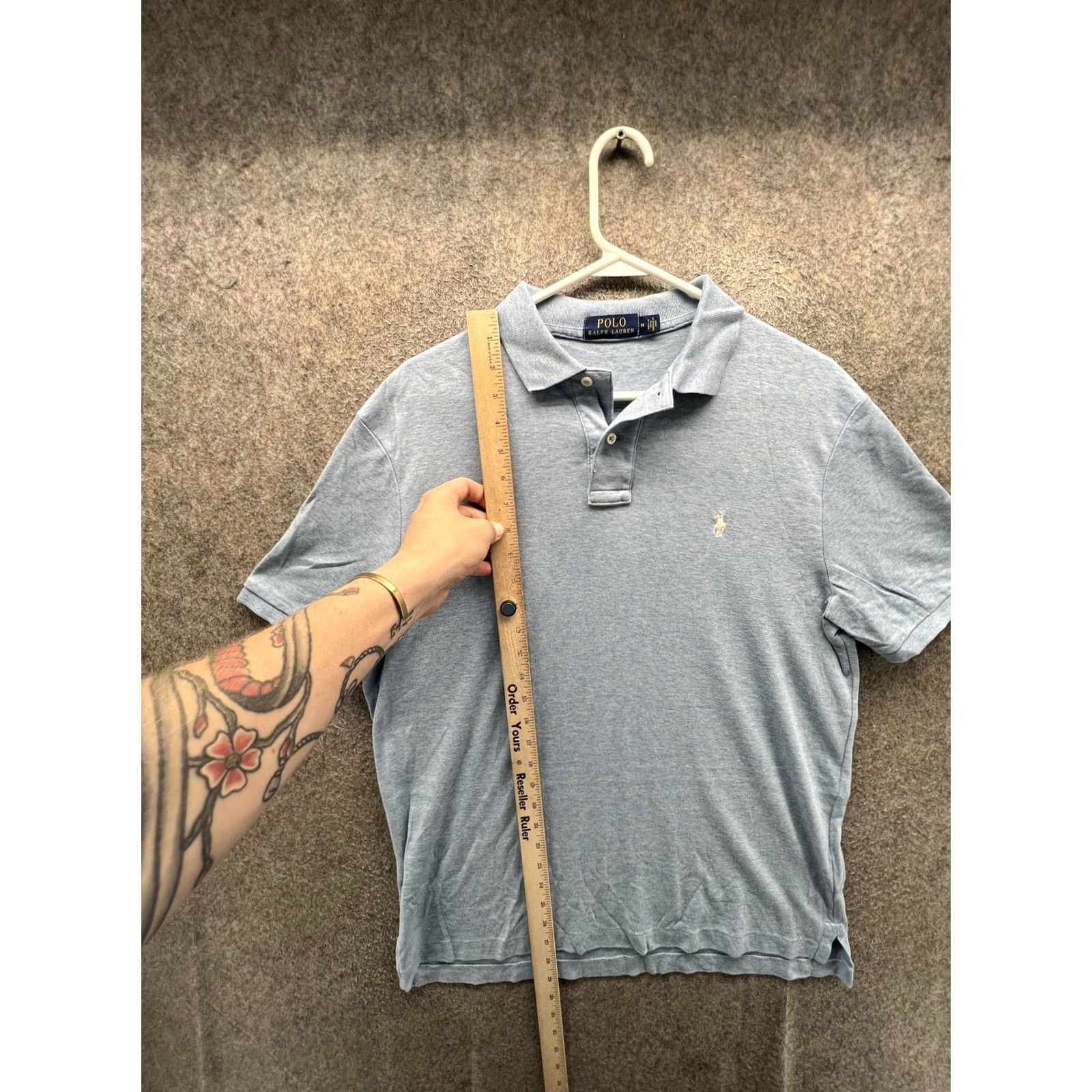 Polo Ralph Lauren Polo Ralph Lauren Polo Shirt Mens Medium Blue Pony Logo Short Sleeve Casual Size US M / EU 48-50 / 2 - 2 Thumbnail