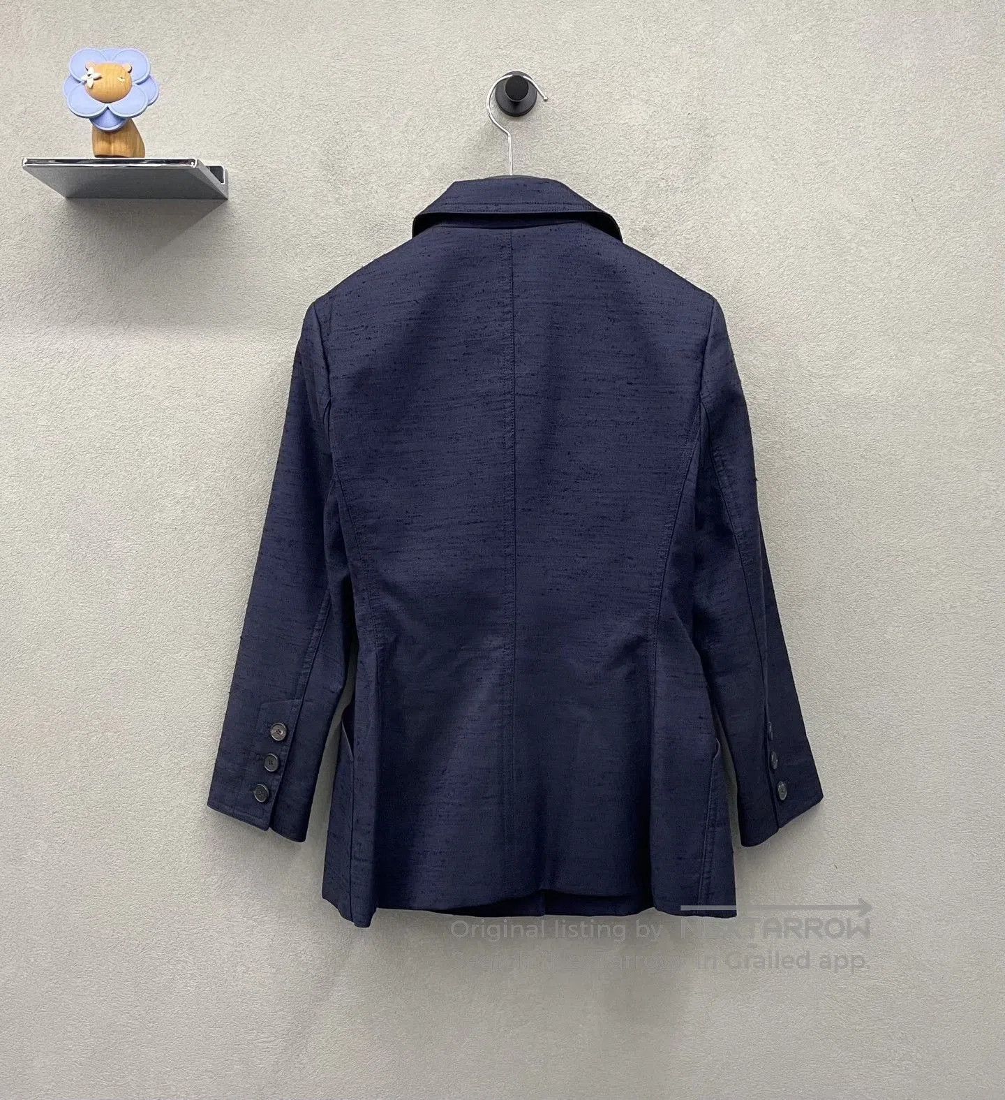 Dior Dior Navy Lapel Waistcoat Coat. Size XXS / US 00 / IT 34 - 2 Thumbnail