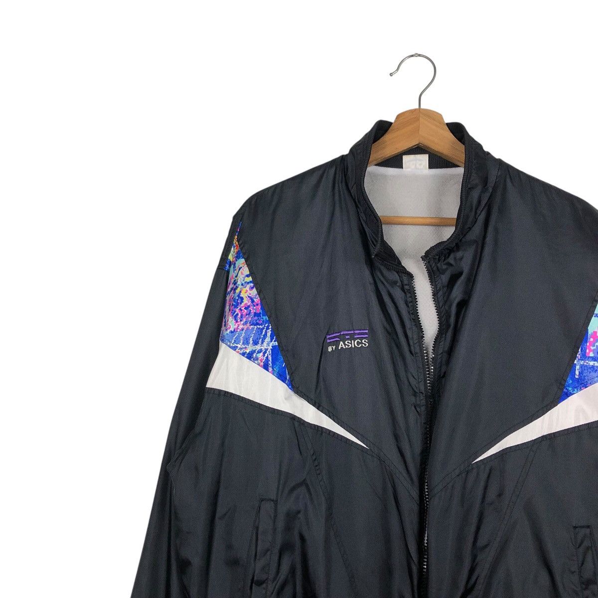 Japanese Brand 📌Vintage Light Bomber Jacket Zipper Asics Streetwear Size US L / EU 52-54 / 3 - 8 Thumbnail