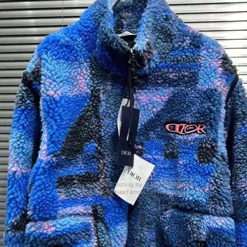 Dior Dior Blue Fleece Jacket for Men . Size US L / EU 52-54 / 3 - 5 Thumbnail