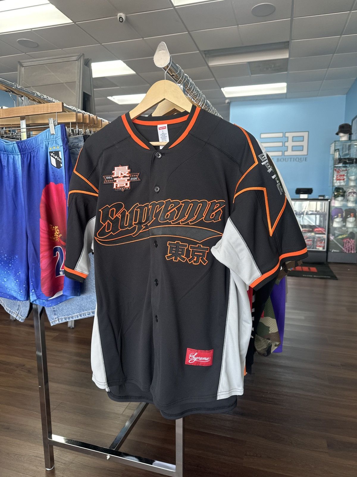 Supreme Supreme Stars Baseball Jersey Black Size US L / EU 52-54 / 3 - 1 Thumbnail