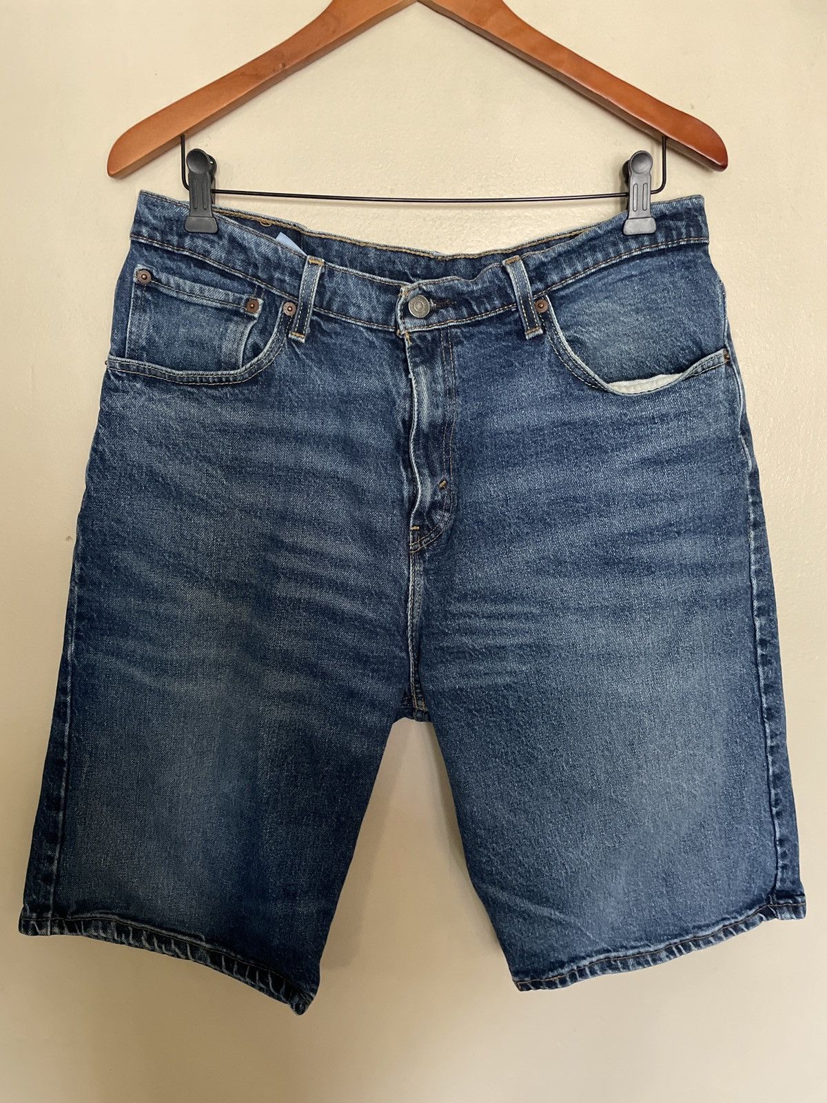 Levi's × Levi's Vintage Clothing Levis 569 Jean Shorts Mens 33 Denim Jorts Classic Fit cotton Size US 33 - 1 Thumbnail