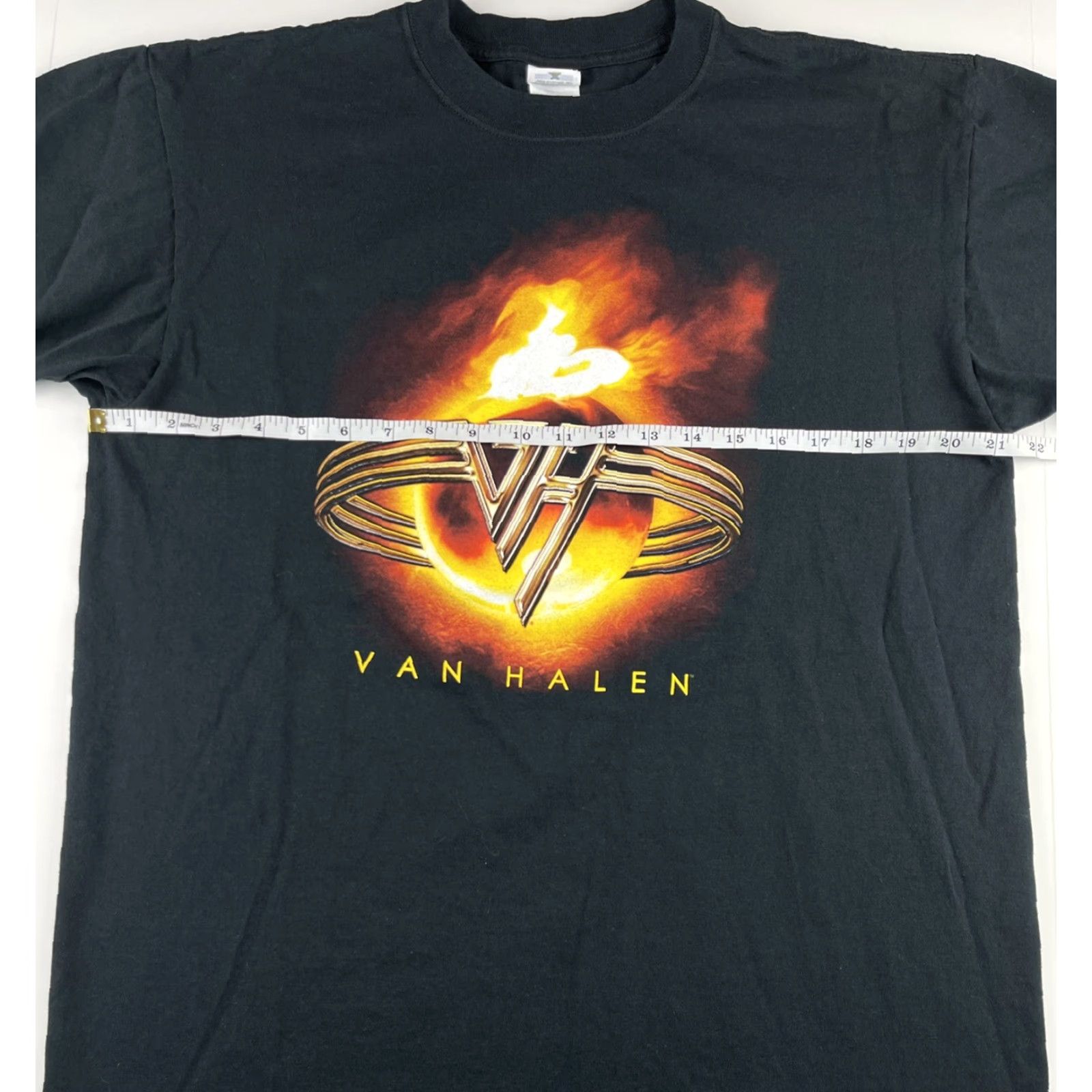 Anvil VINTAGE Van Halen Tour T-Shirt Anvil Short Sleeve Crew Neck Black Size L USA Double-Sided Rock Tee Men Size US L / EU 52-54 / 3 - 6 Thumbnail