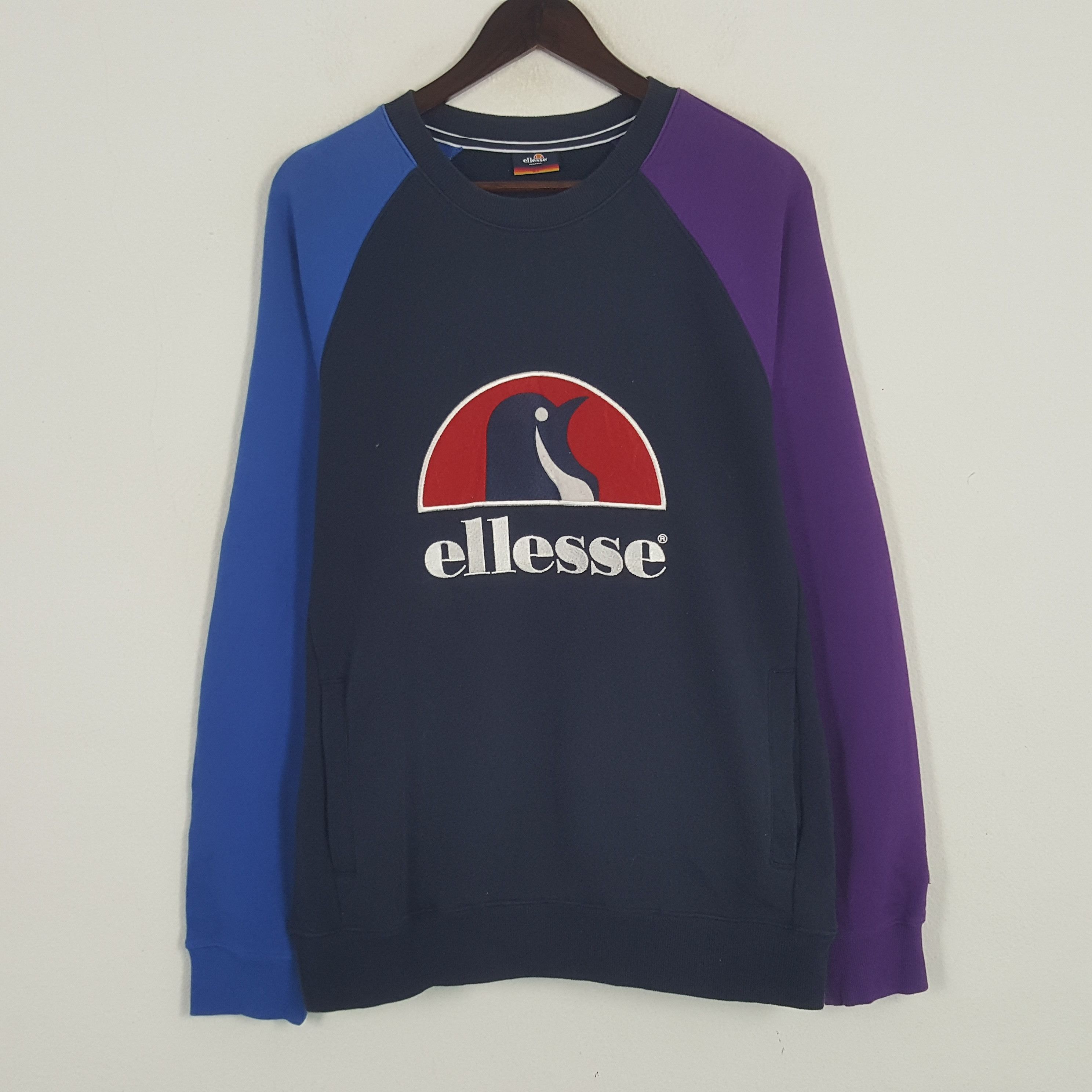 Ellesse × Vintage Vintage Ellesse Big Logo Sweatshirt Size US L / EU 52-54 / 3 - 1 Thumbnail