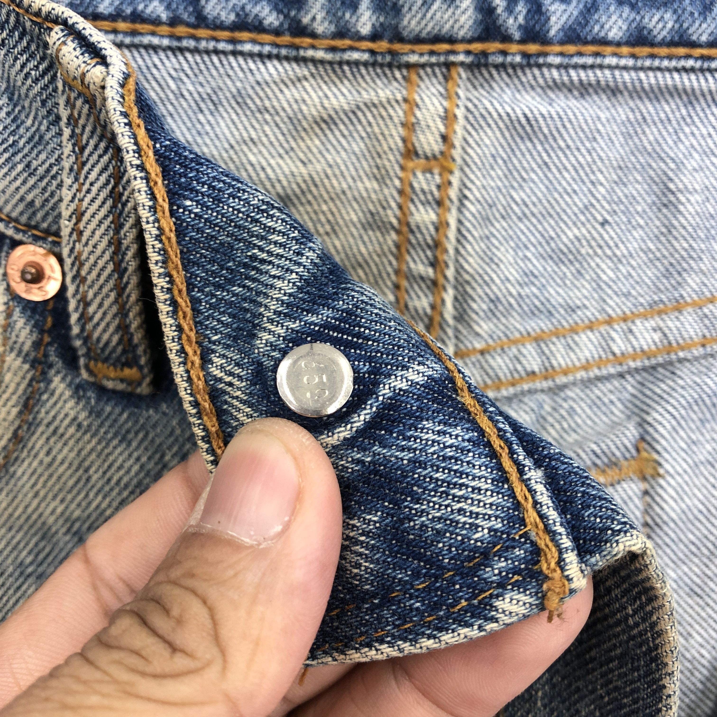 Levi's Vintage Y2K Levis Stone Wash Jeans Levi's Faded Denim Size 28" / US 6 / IT 42 - 7 Thumbnail