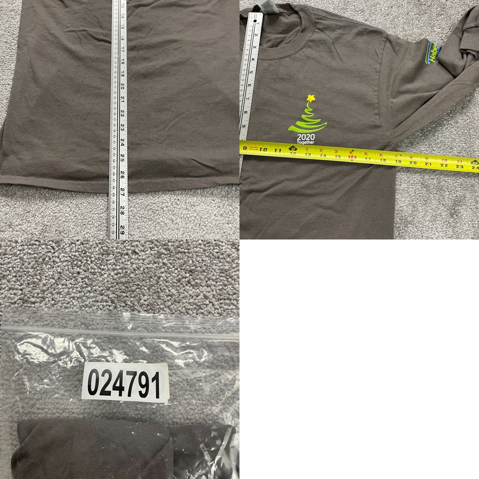 Gildan GILDAN Ultra Cotton Long Sleeve T-Shirt Unisex Medium Brown Graphic Classic Outdoor Size US M / EU 48-50 / 2 - 8 Thumbnail