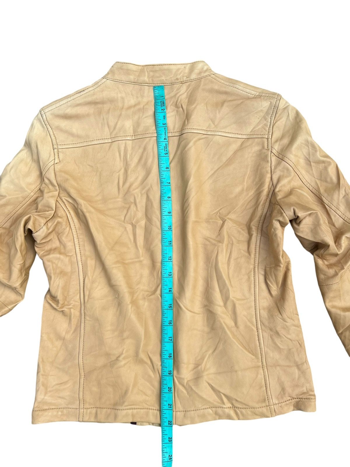Nicole Club Monsieur Nicole Fade Patina Sheepskin Leather Racer Jacket Size US S / EU 44-46 / 1 - 16 Thumbnail