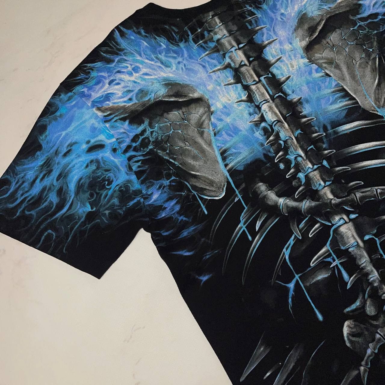 Vintage Affliction Vintage Affliction style flame skulls y2k tee Size US M / EU 48-50 / 2 - 11 Thumbnail