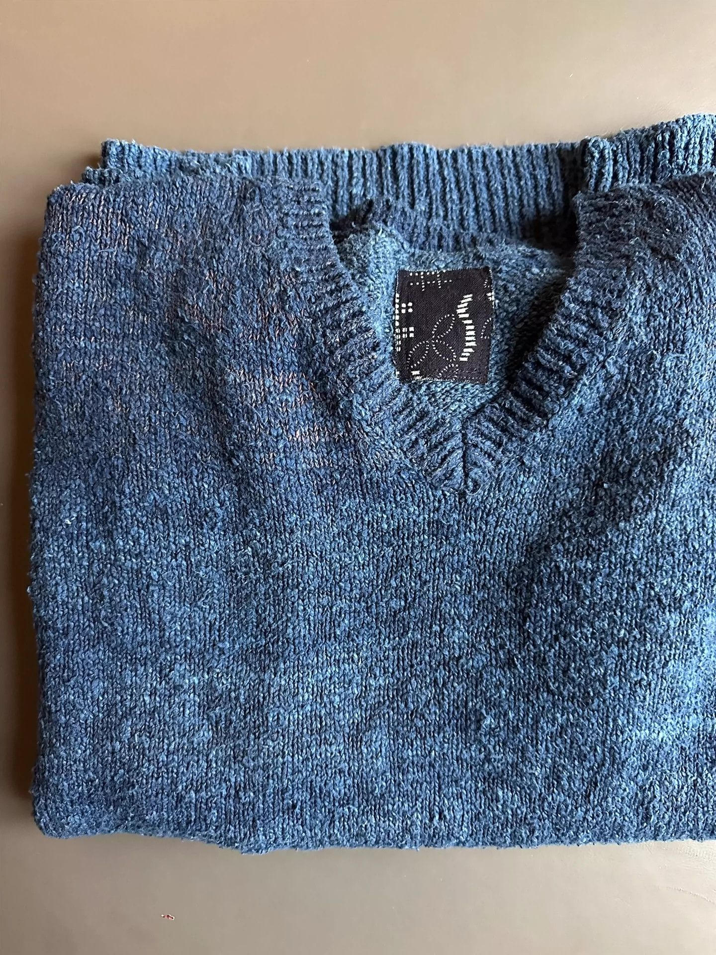 Visvim VISVIM ICT AMPLUS V-NECK L/S INDIGO INDIGO CAMPING