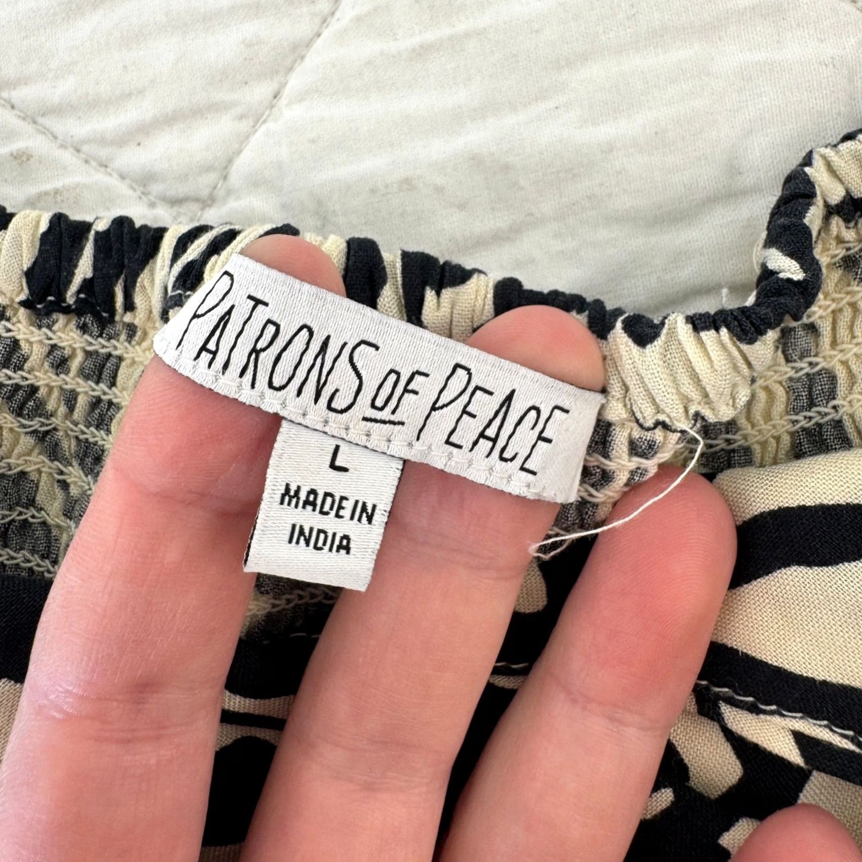 Vintage VINTAGE Patrons of Peace Maxi Dress? Size L / US 10 / IT 46 - 3 Thumbnail