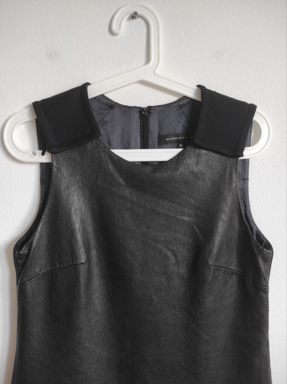 Barbara Bui Barbara Bui Shift Leather Combinatore Pinafore Dress Size 40 Size M / US 6-8 / IT 42-44 - 3 Thumbnail