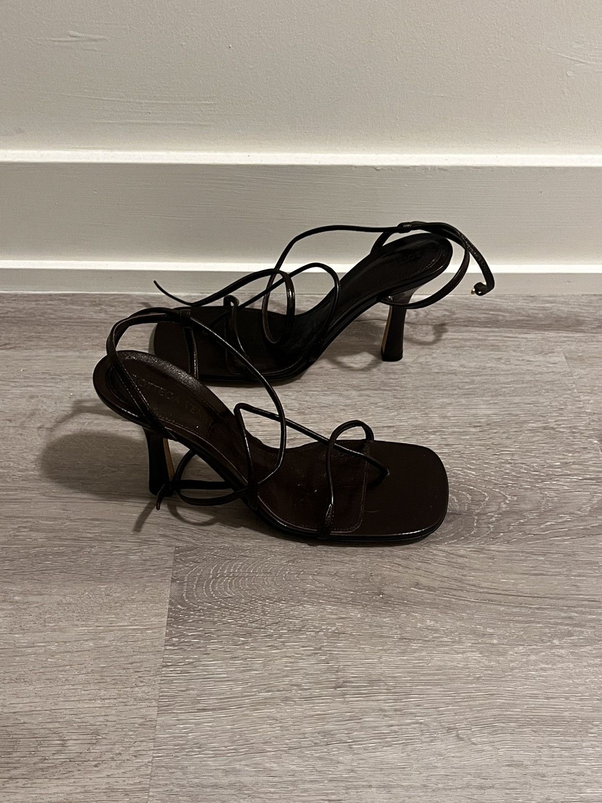 Bottega Veneta Bottega Veneta Brown Strappy Sandal Size US 5.5 / IT 35.5 - 1 Thumbnail