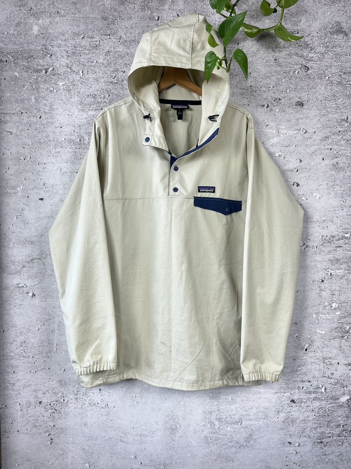 image of Patagonia Anorak Jacket in Cream, Men's (Size Large)