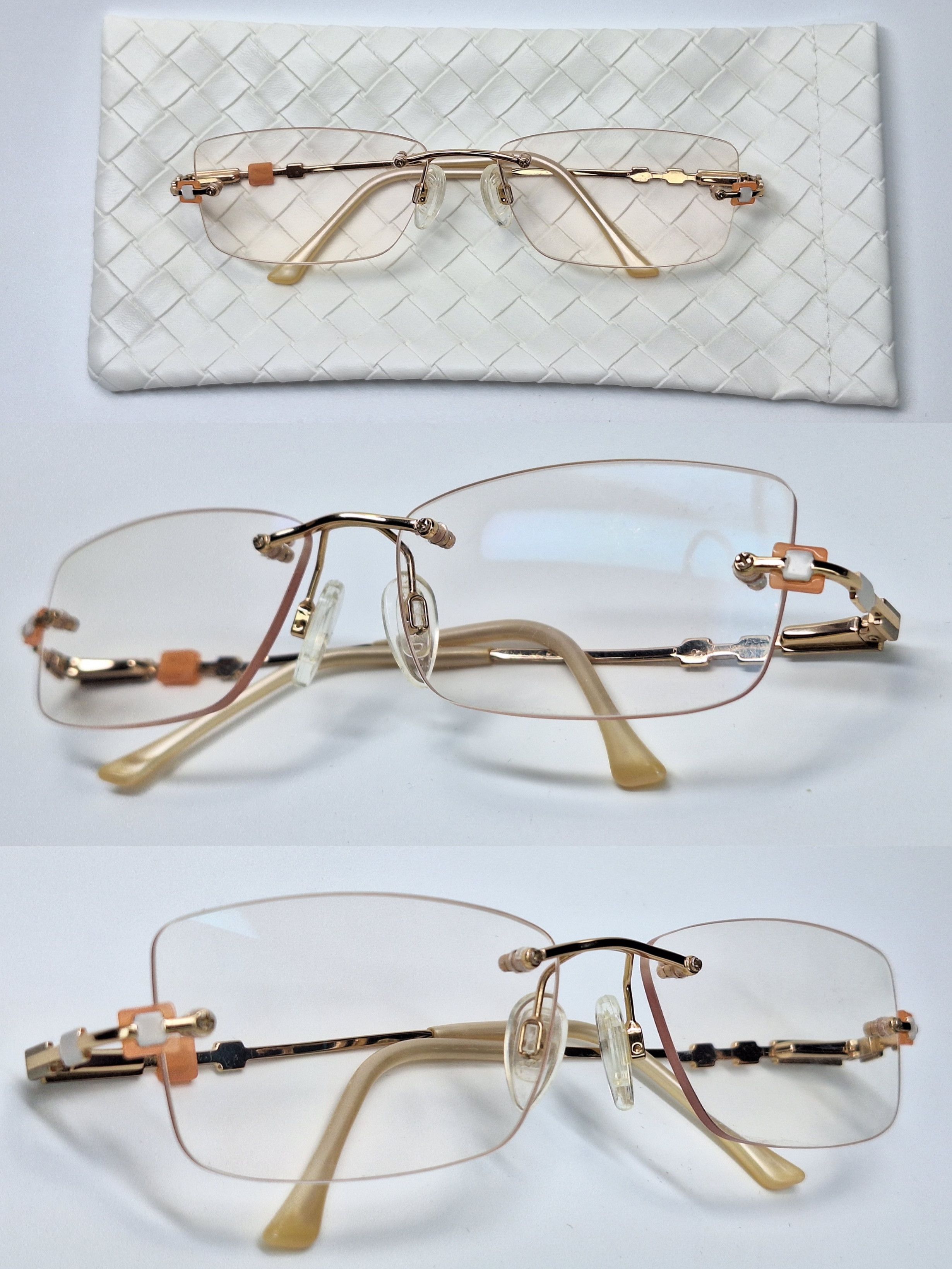Cazal Vintage Cazal High-End Rimless Eyeglass Frame Luxury Rare Size ONE SIZE - 4 Thumbnail