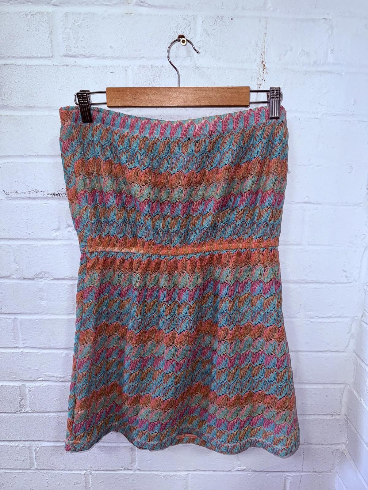 Designer Atmosphere Colourful Knit Summer Dress Size 36" / US 14 / IT 50 - 4 Thumbnail