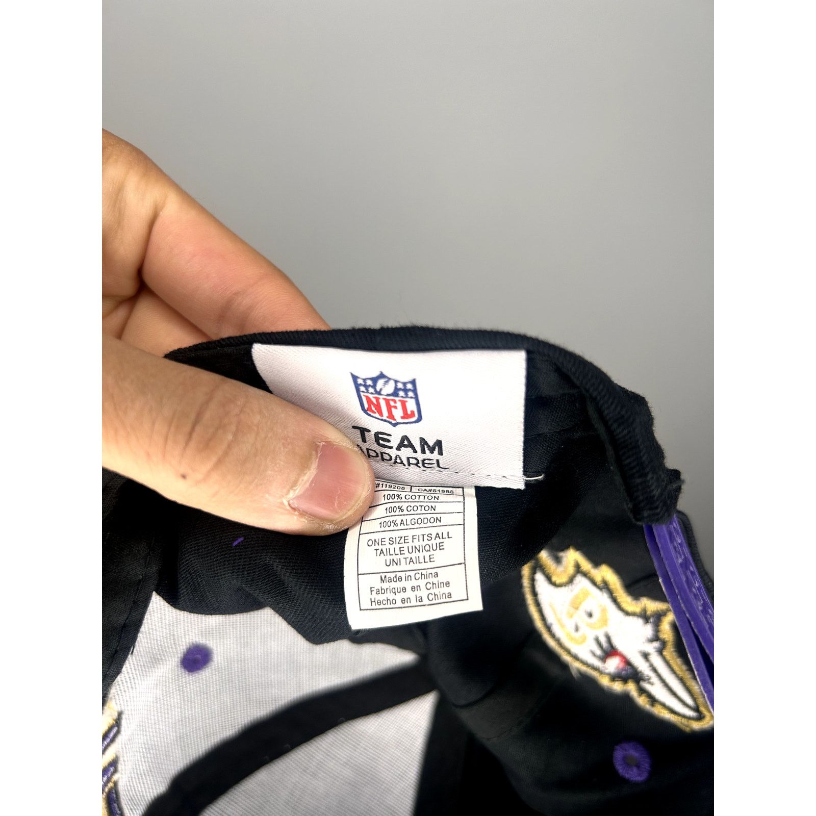 NFL × Vintage Vintage Baltimore Ravens NFL Snapback Hat Size ONE SIZE - 7 Thumbnail