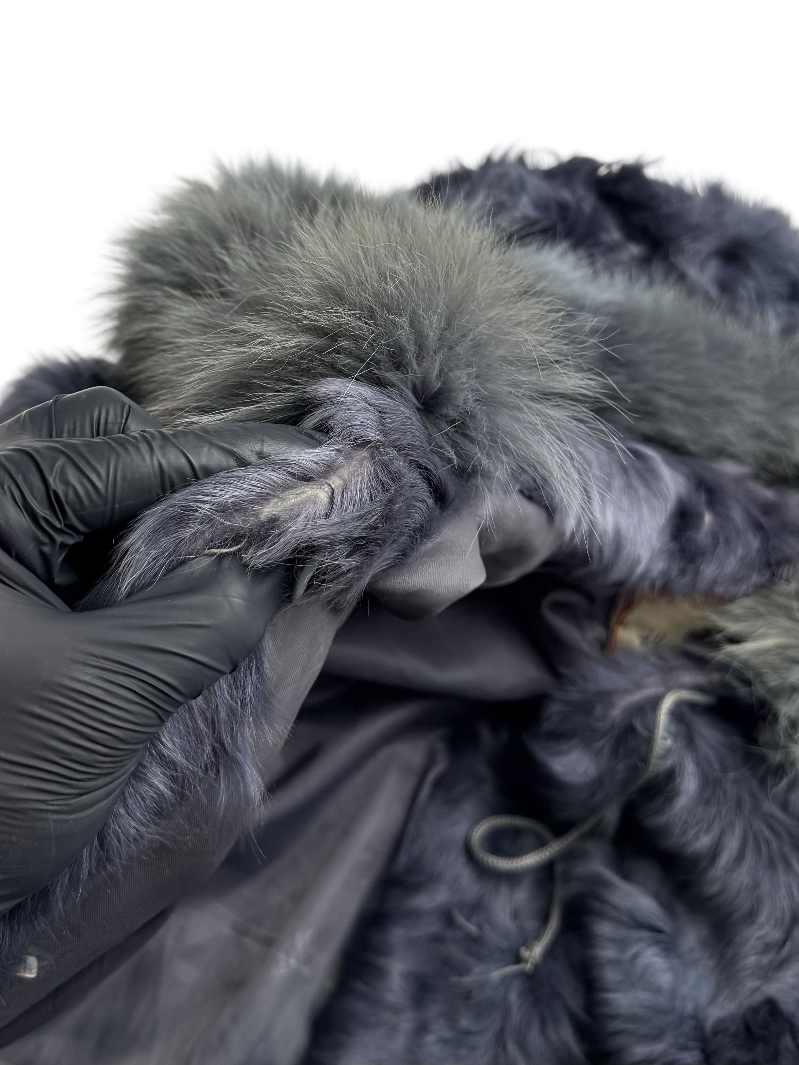 Vintage Vintage Real Fur Hooded Coat Size XL / US 12-14 / IT 48-50 - 15 Thumbnail