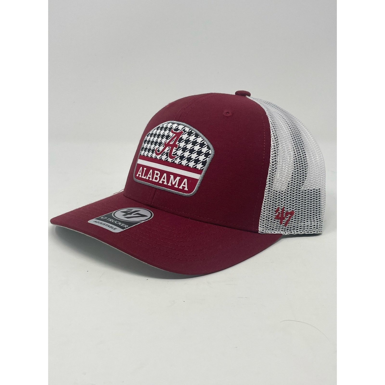 47 Brand Alabama Crimson Roll Tide Hat 47 Brand Trucker Snapback Cap Size ONE SIZE - 4 Thumbnail
