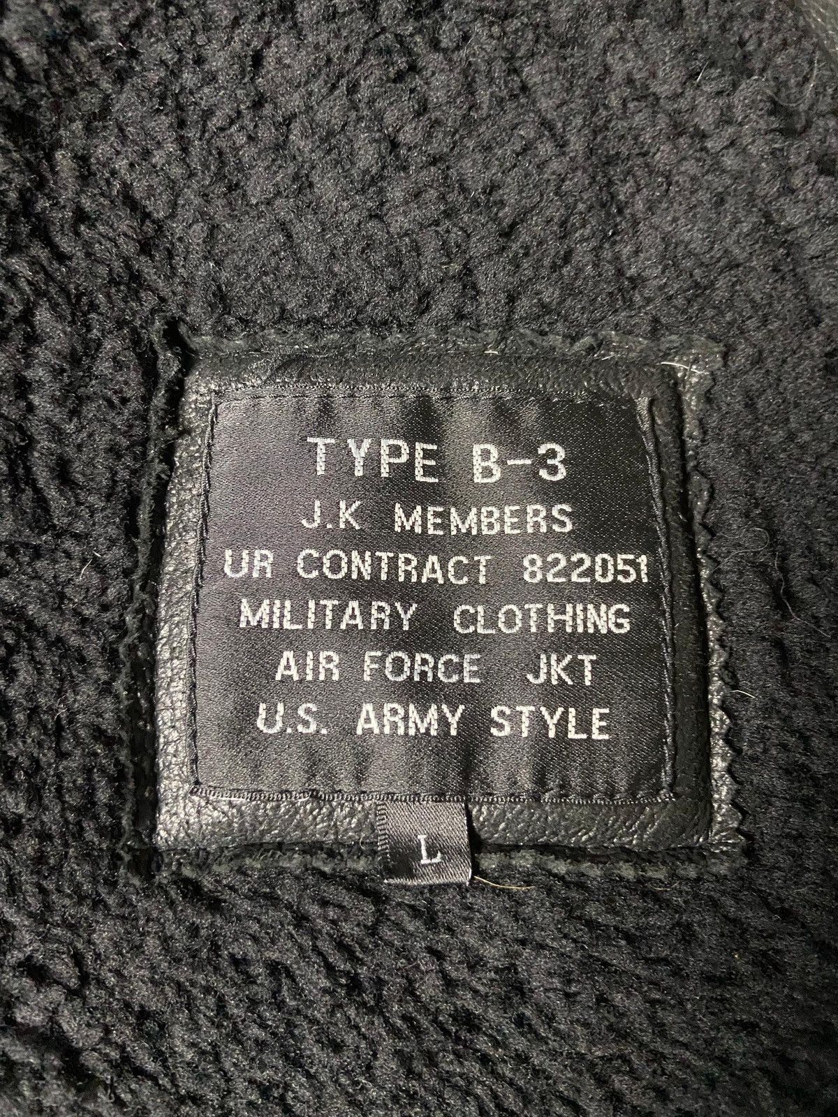 Japanese Brand US Army Airforce Type B-3 Military Leather Jacket (167) Size US L / EU 52-54 / 3 - 8 Thumbnail