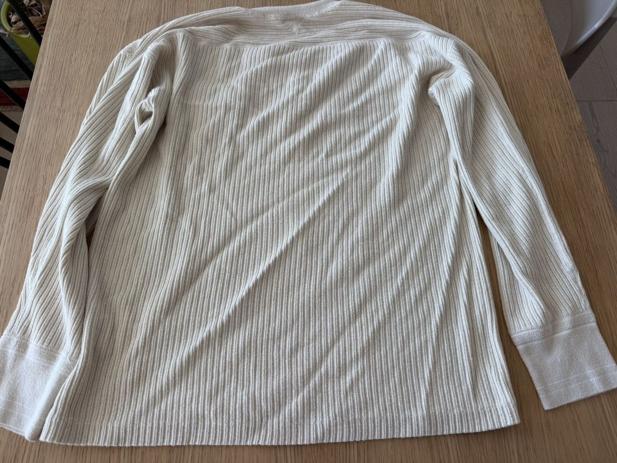 Bottega Veneta Bottega Veneta Cream Knit long sleeves henley Size US M / EU 48-50 / 2 - 4 Thumbnail
