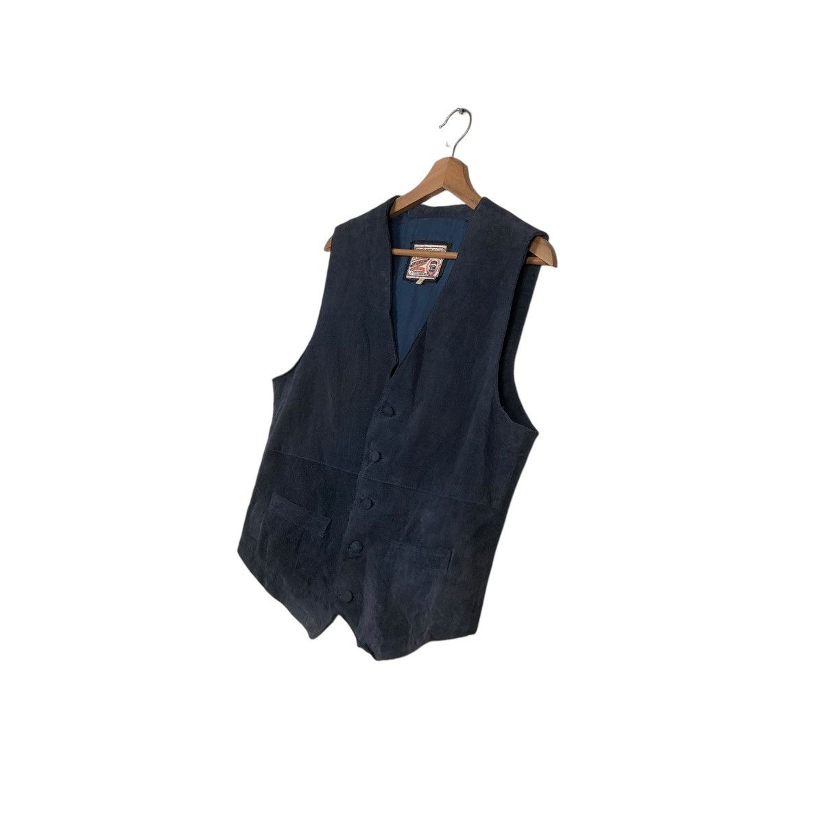 Genuine Leather 🔥VINTAGE BIKER VEST UTILITY GENUINE LEATHER TURKY BEAR Size US M / EU 48-50 / 2 - 4 Thumbnail